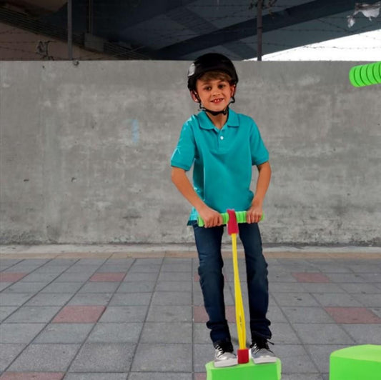 Multicolor Foam Pogo Jumper for Kids – Fun & Safe Active Toy