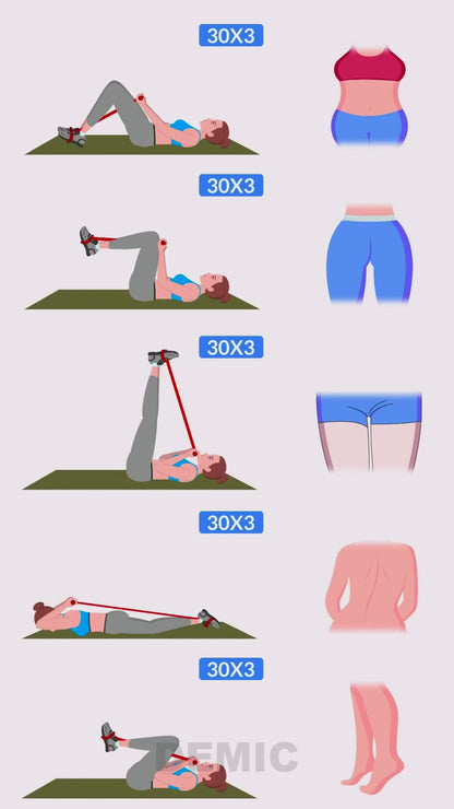 Yoga Pedal Puller Resistance Band Fitness Equipment